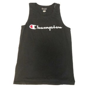 Black Champion Tank Top